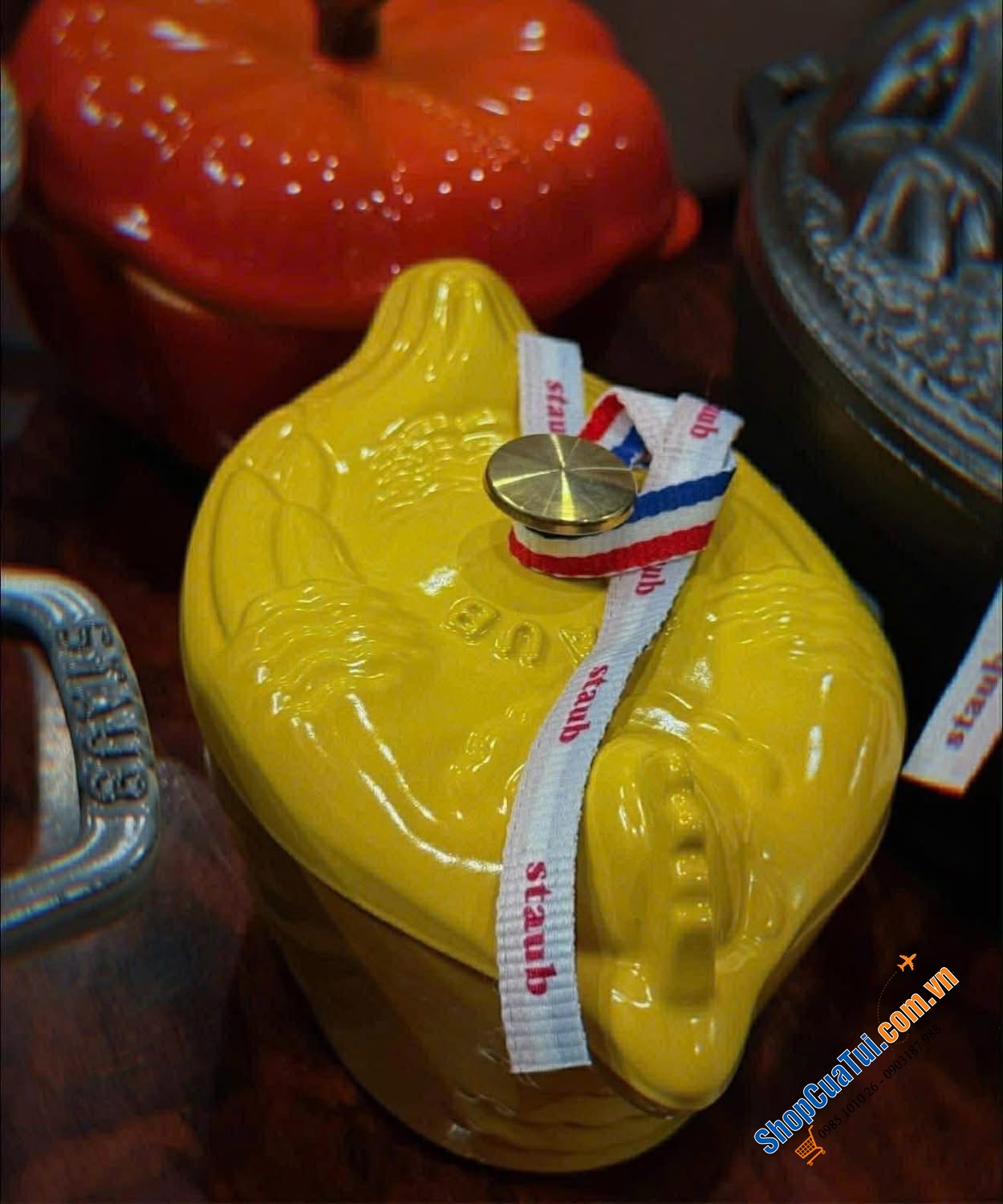 NỒI STAUB GÀ VÀNG 17CM.