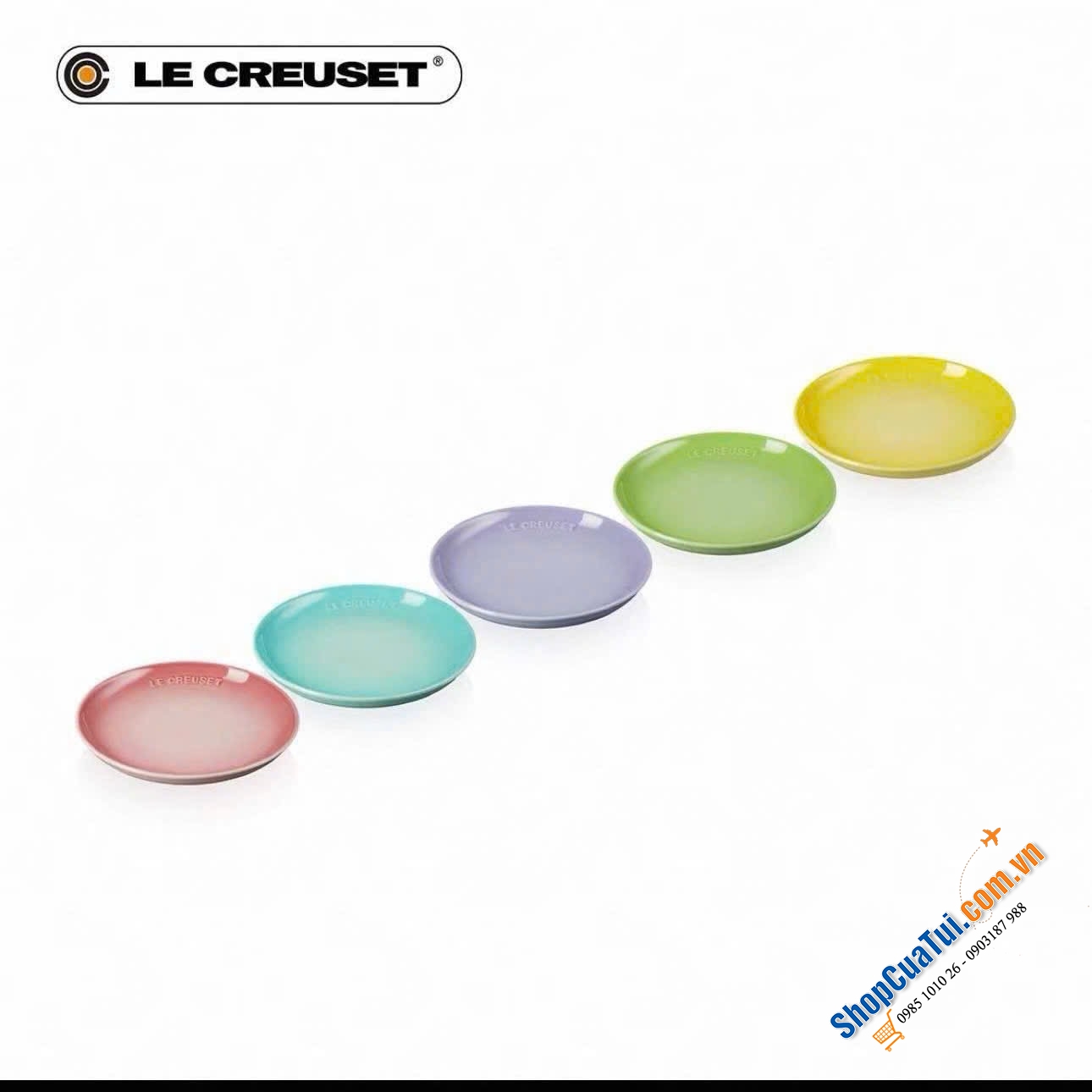 Set 6 đĩa 17cm MÀU SẮC CỦA NHÀ le creuset.