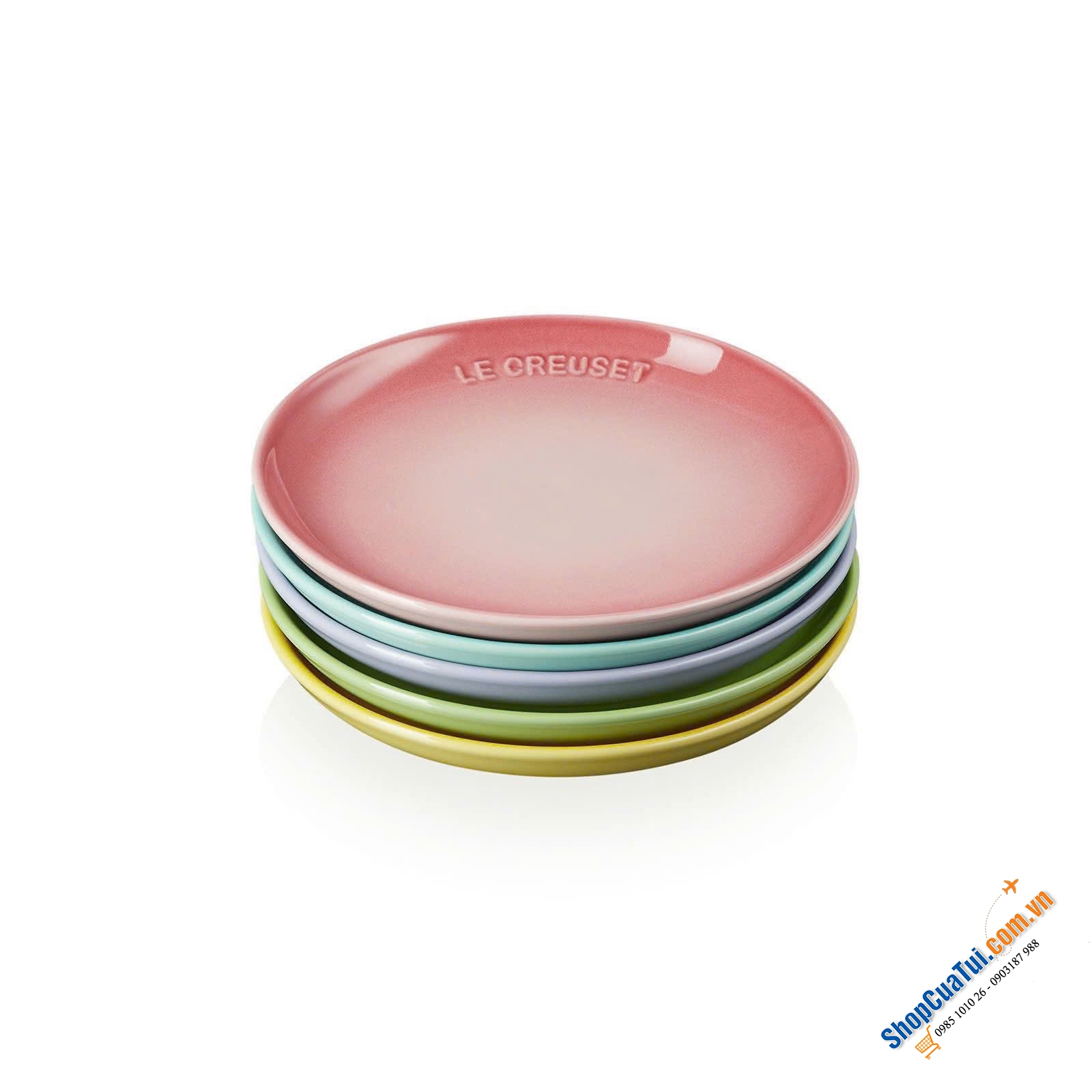 Set 6 đĩa 17cm MÀU SẮC CỦA NHÀ le creuset.