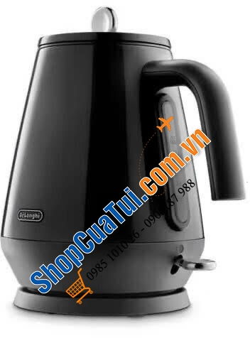 Ấm DeLonghi ECLETTICA  KBD2001 1,7L màu Đen Bóng siêu đẹp.