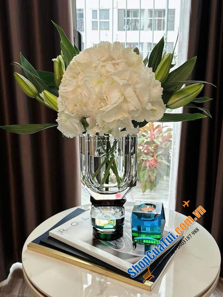 Lọ hoa Reflections Copenhagen Utah 2 màu Xanh , Đỏ.