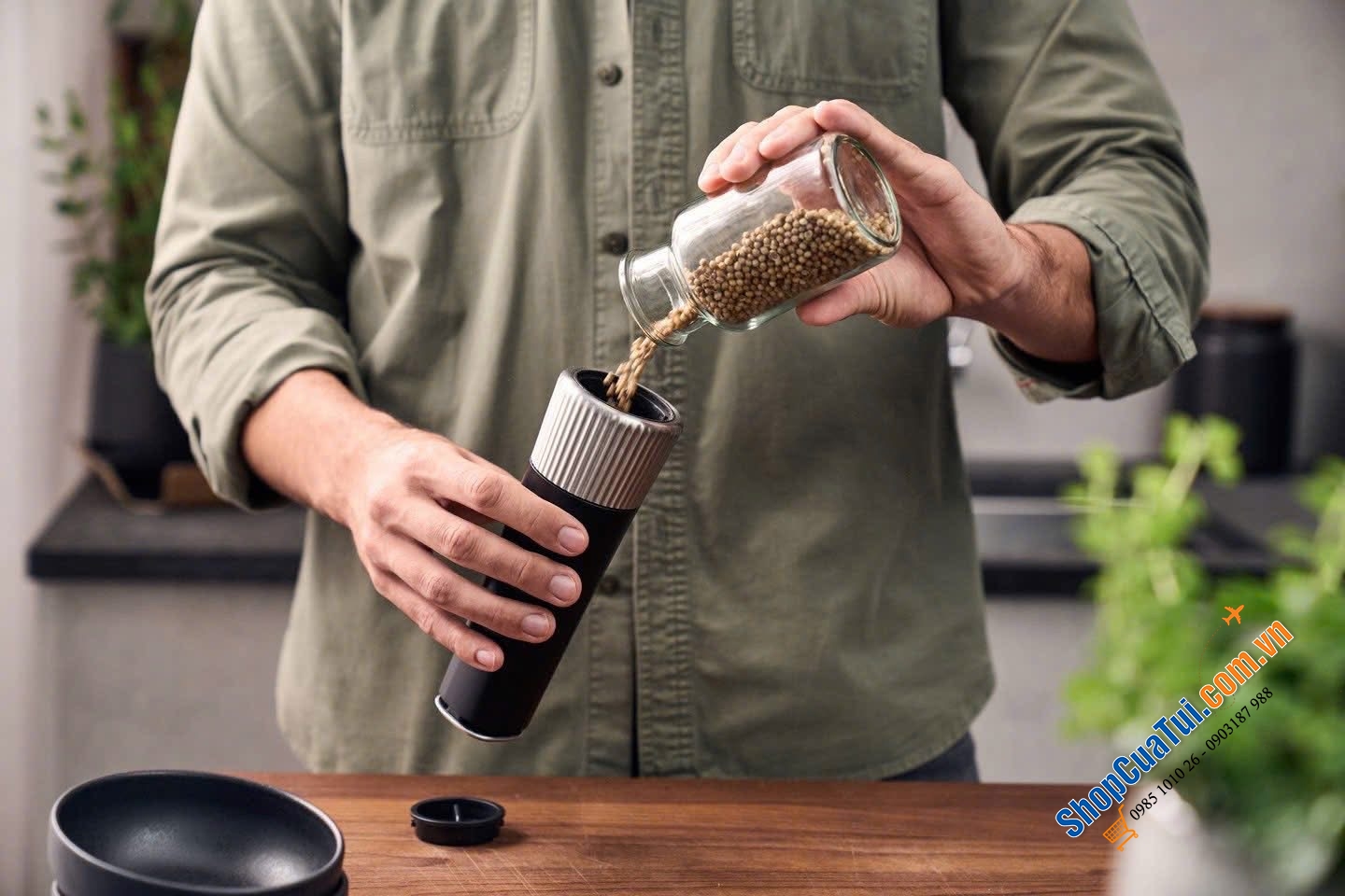 Xay tiêu muối Zwilling Spices Upside-Down.