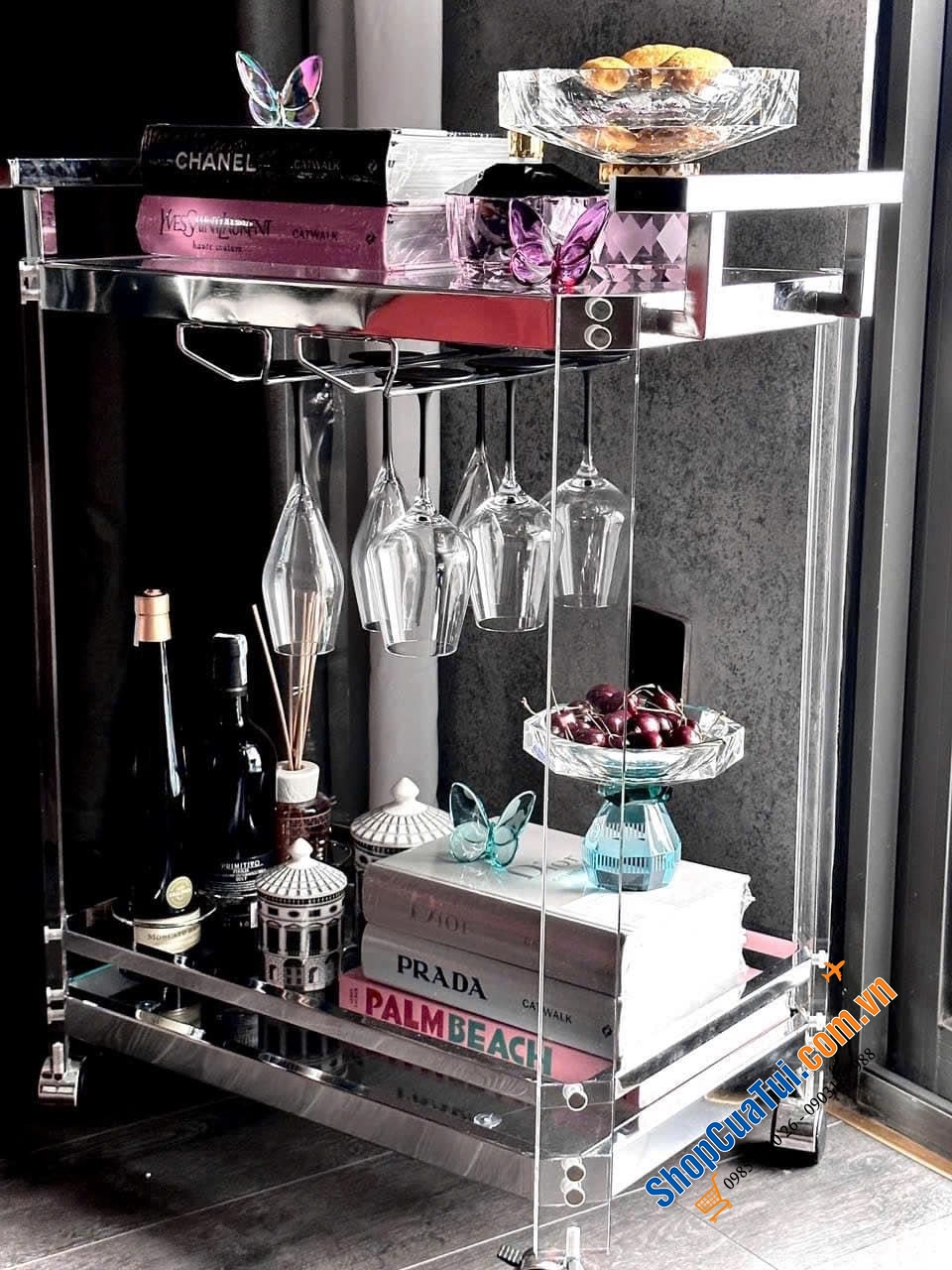 Chân Bồng Reflections Copenhagen Madison Bowl ( 2 màu xanh , hồng ).