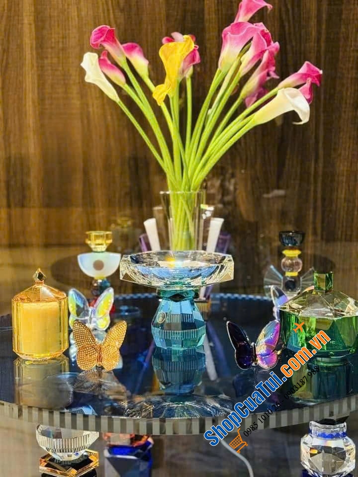 Chân Bồng Reflections Copenhagen Madison Bowl ( 2 màu xanh , hồng ).