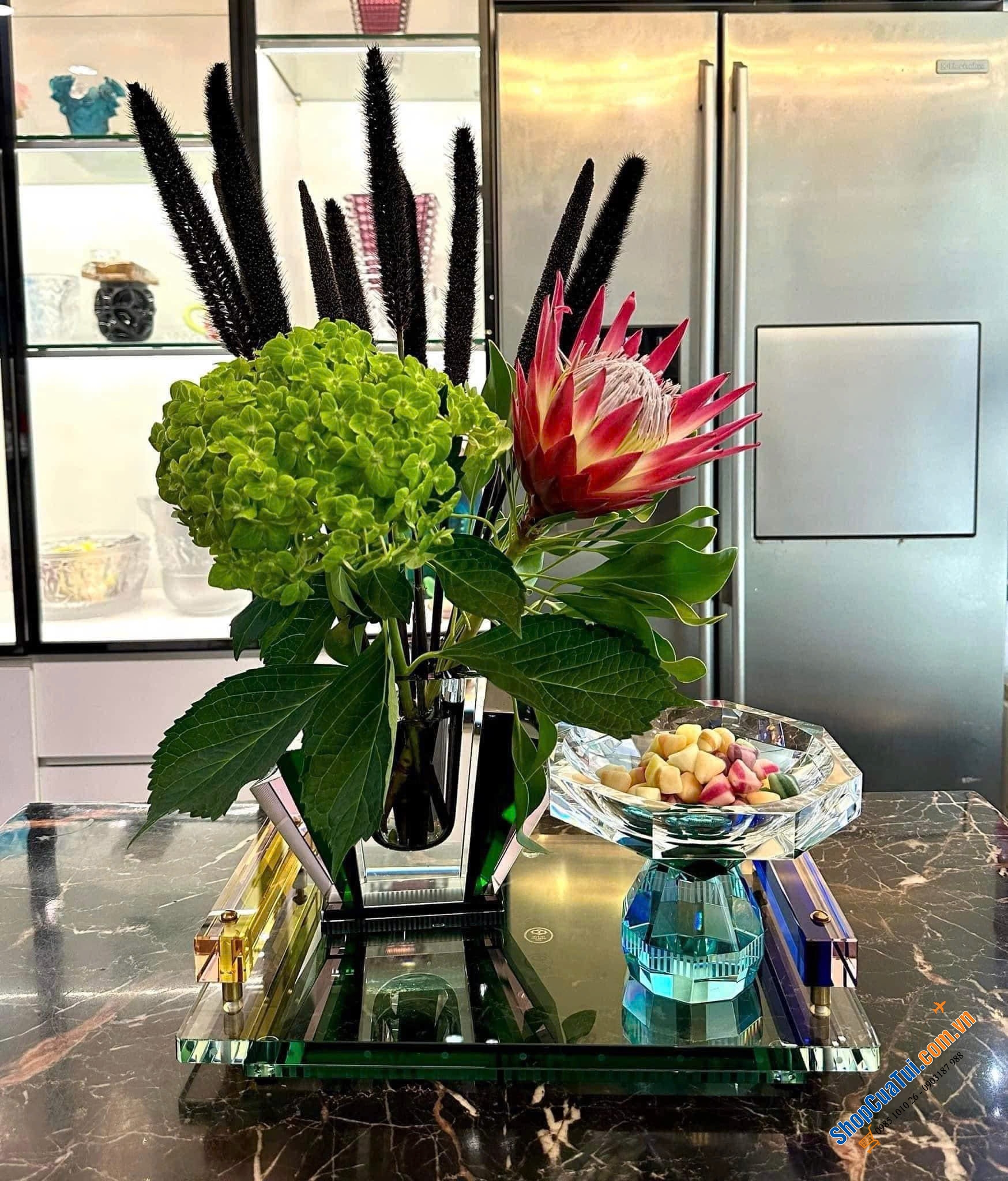 Chân Bồng Reflections Copenhagen Madison Bowl ( 2 màu xanh , hồng ).