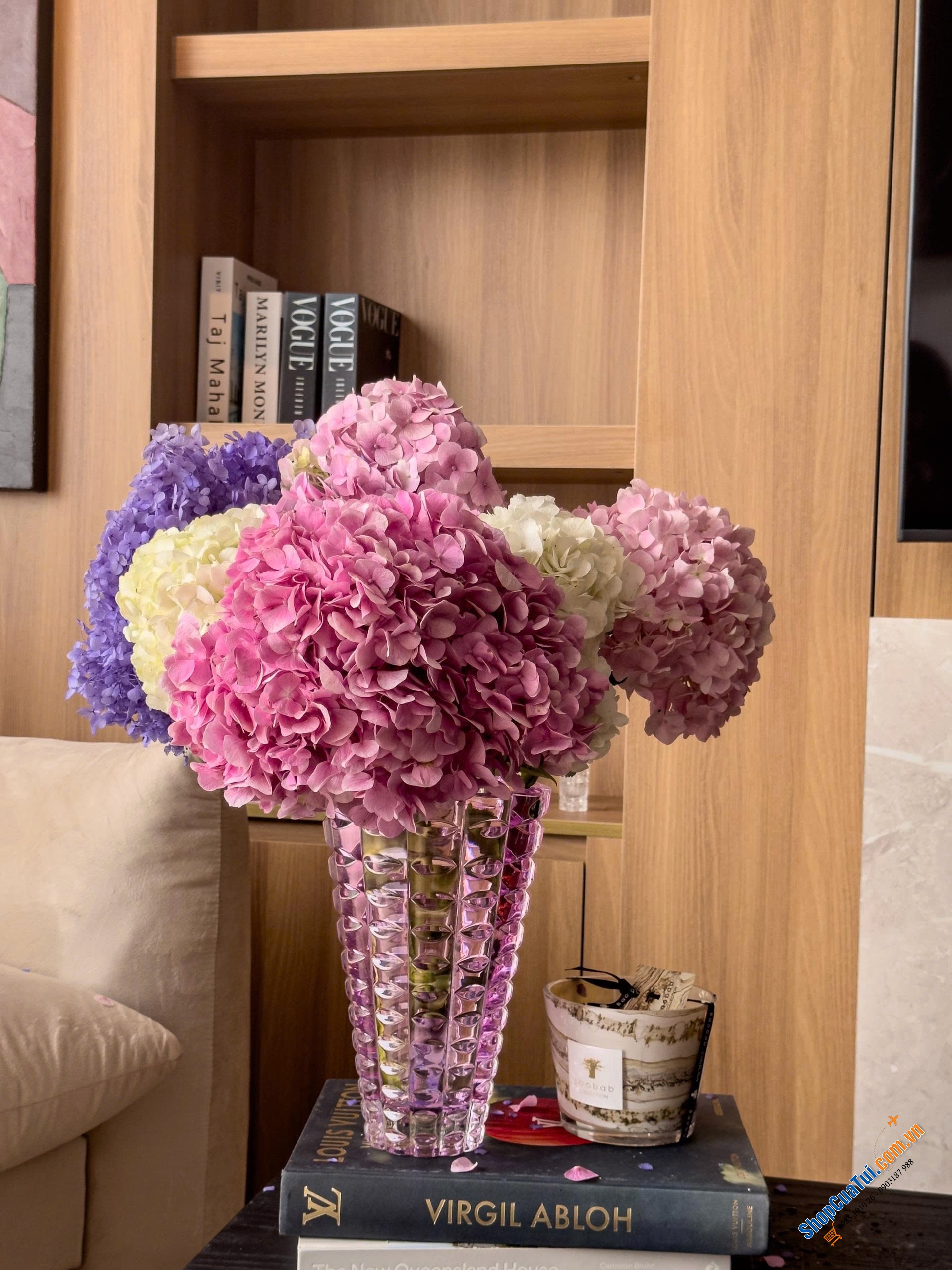 Lọ Hoa Bohemia Millenium 26cm.