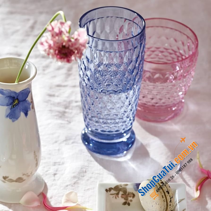 Set 4 cốc Villeroy & Boch Boston Highball 330ml - Made in Germany.