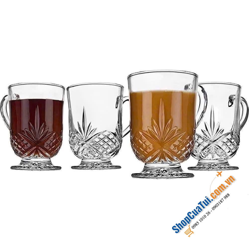 SET 4 CỐC PHA LÊ DUBLIN CÓ QUAI – SANG TRỌNG & TINH TẾ.