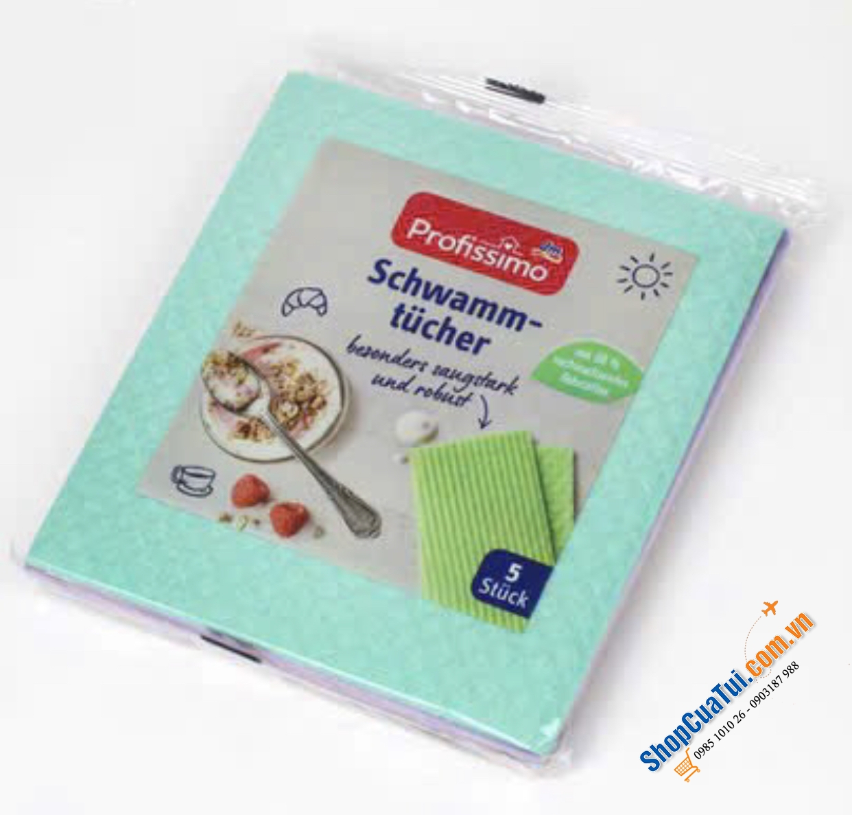 Khăn Lau Bếp Đa Năng Profissimo - Set 5 Khăn