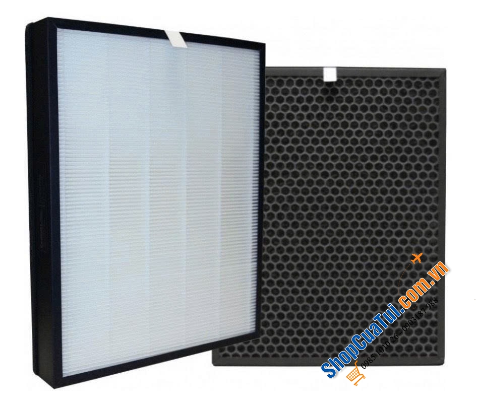 Màng lọc thay thế Comedes tương thích với máy lọc không khí Philips AC3256/10, AC3259/10 và AC4550/10, bộ lọc HEPA và than hoạt tính, có thể sử dụng thay cho Philips FY3432/10 và FY3433/10.