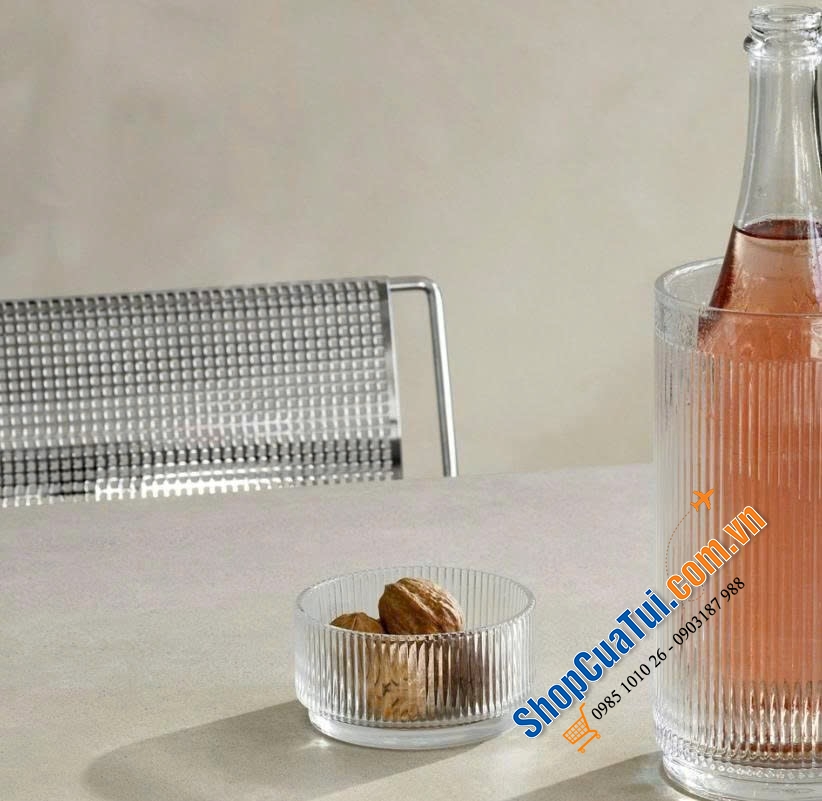 Set 3 bát kèm khay Pilastro Stelton.