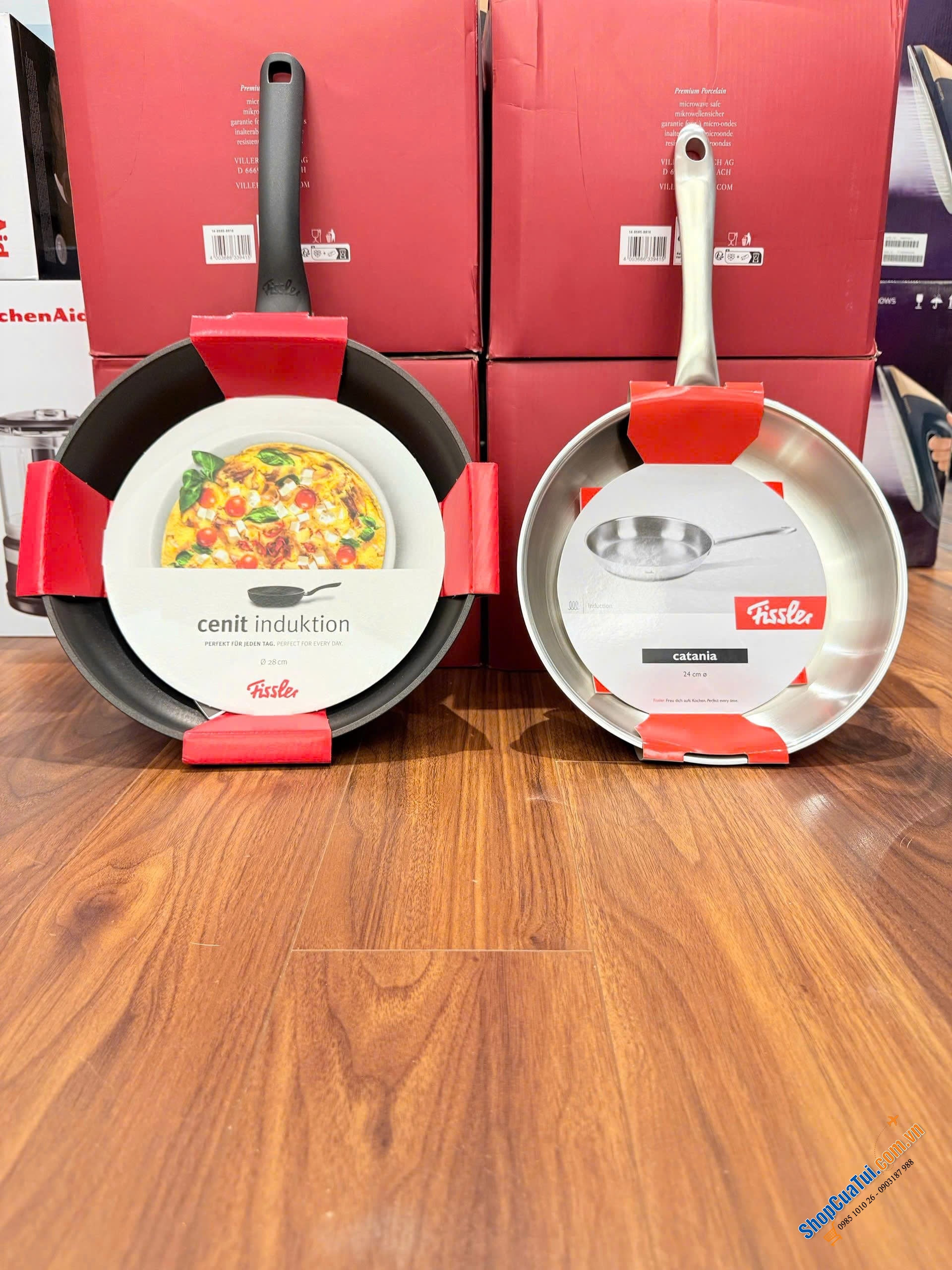 Set 2 chảo Fissler Catania Cenit Induktion.