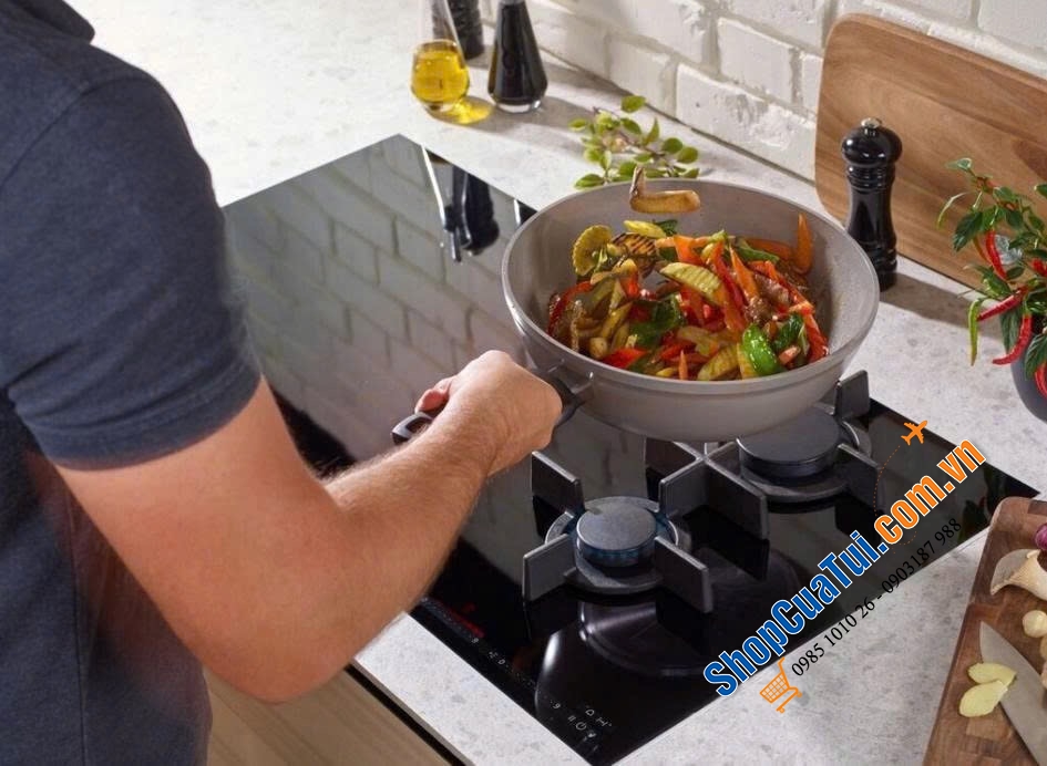Chảo Fissler Ceratal Wok 30cm.