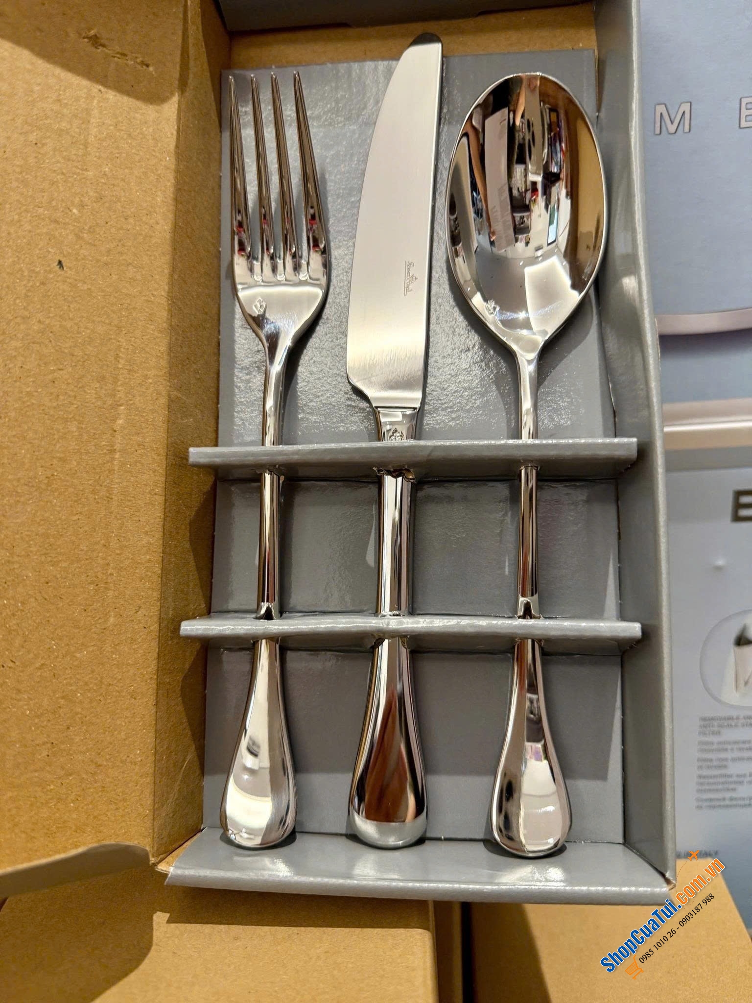 Bộ dao dĩa 3 món Rosenthal Victoria Besteck.