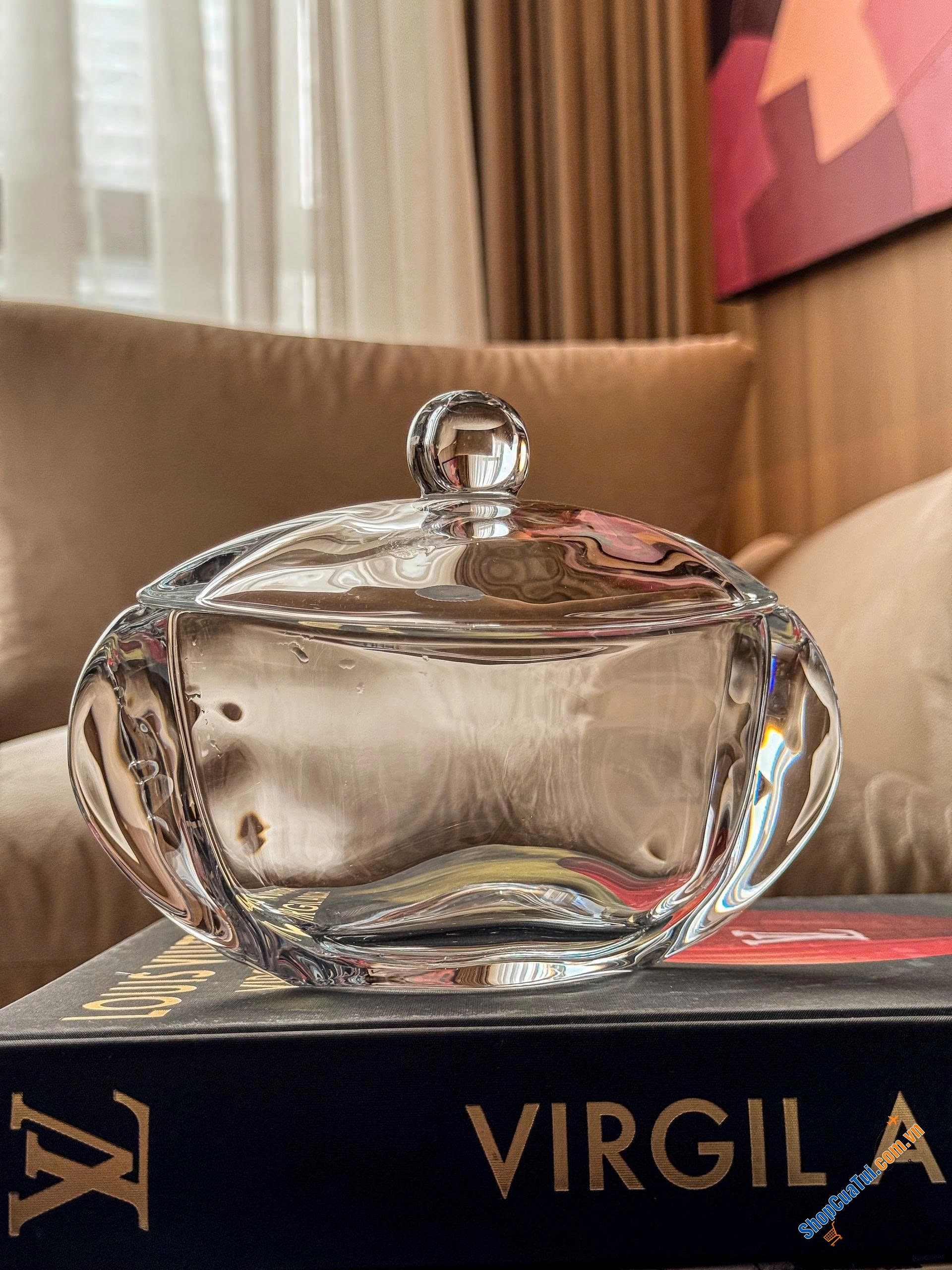 Thố Bohemia Sò siêu đẹp. Xếp 5 âu thành bông hoa tuyệt mỹ.