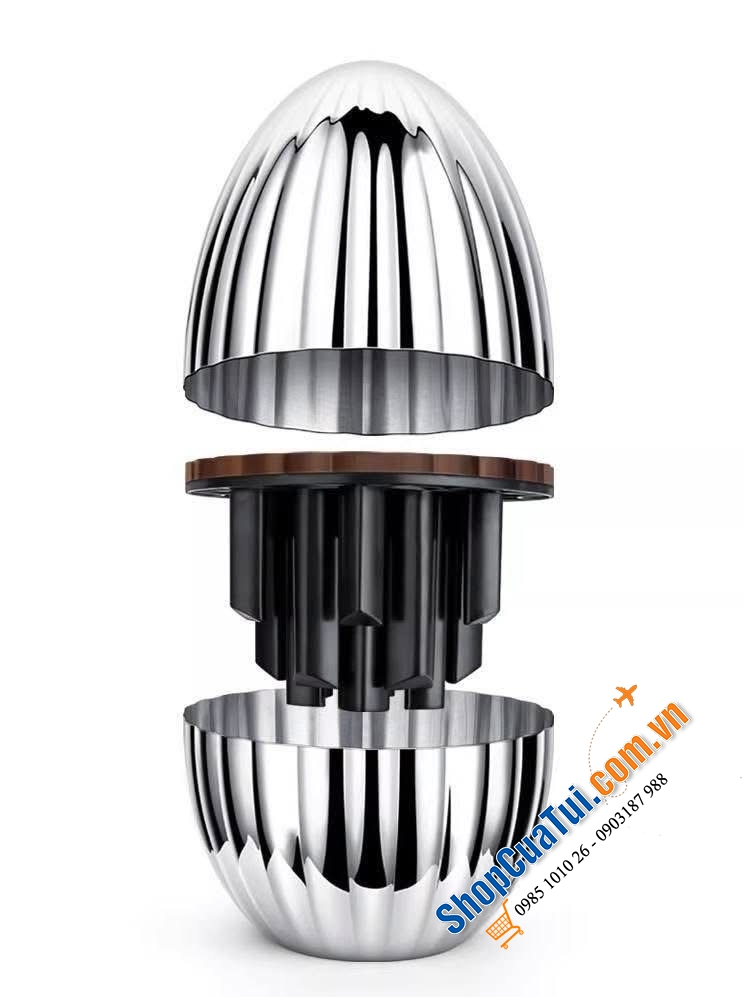 Set dao dĩa trứng rồng 24 món Modern mầu bạc & đồng.