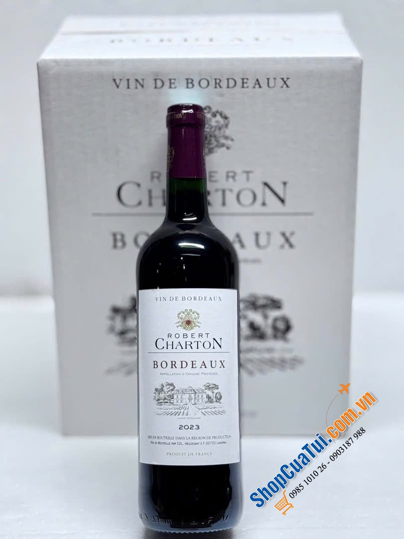 ROBERT CHARTON – BORDEAUX RED 2023 (AOP).