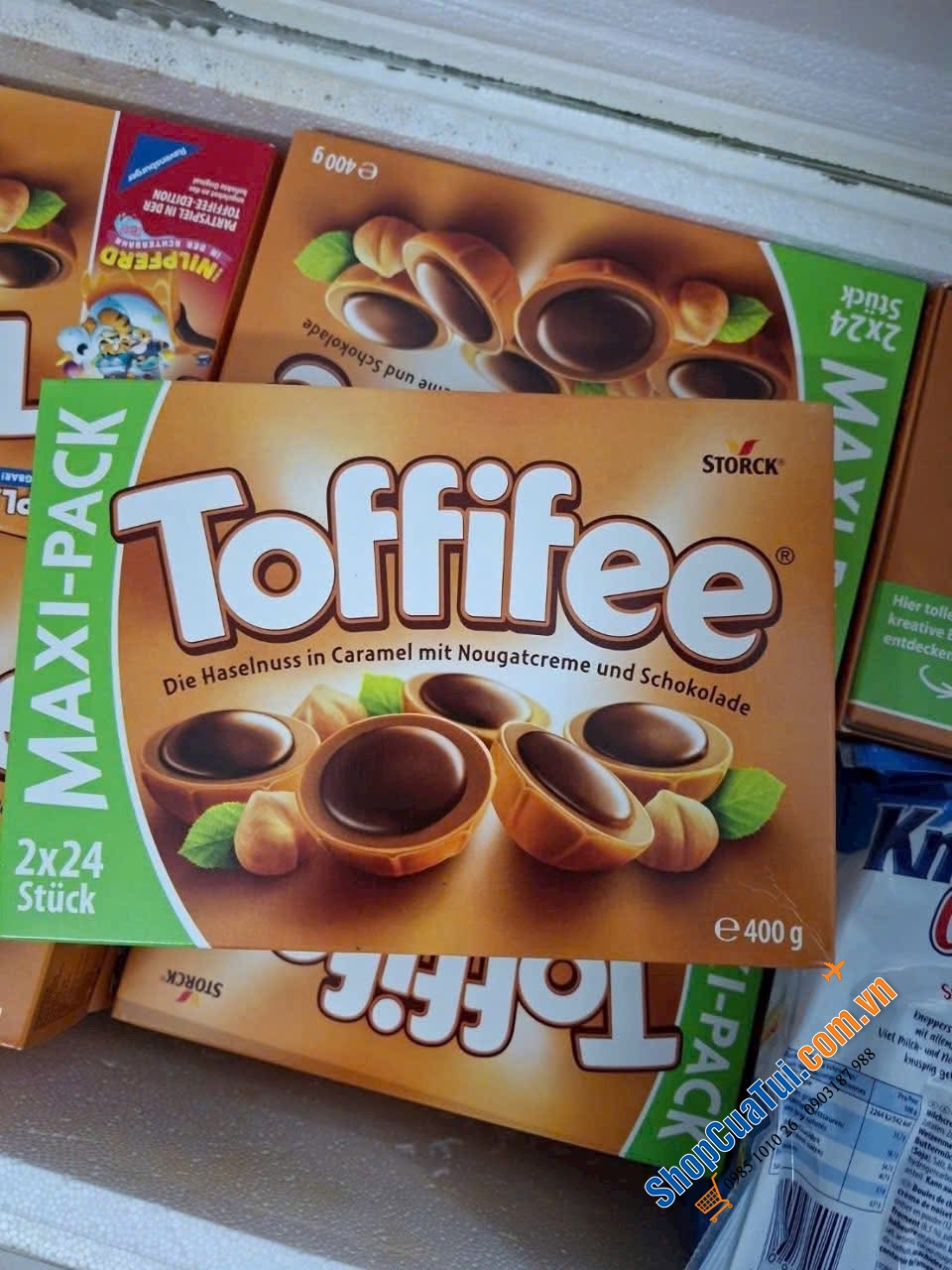 HỘP KẸO SOCOLA HẠT DẺ TOFFIFEE 400g - MÓN ĐẶC SẢN KHÔNG THỂ BỎ QUA CỦA NƯỚC ĐỨC.