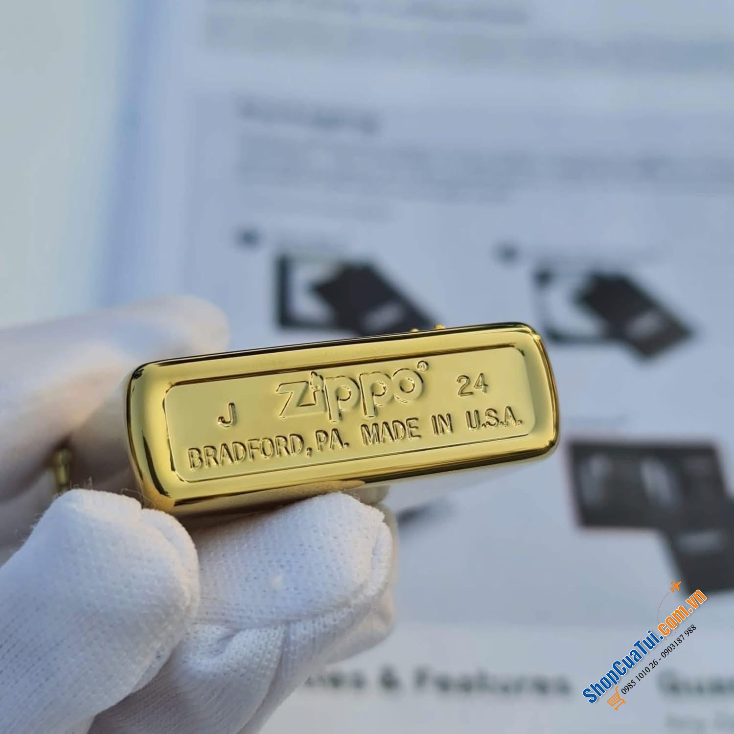 Zippo Ngựa vàng chào năm mới 2026.