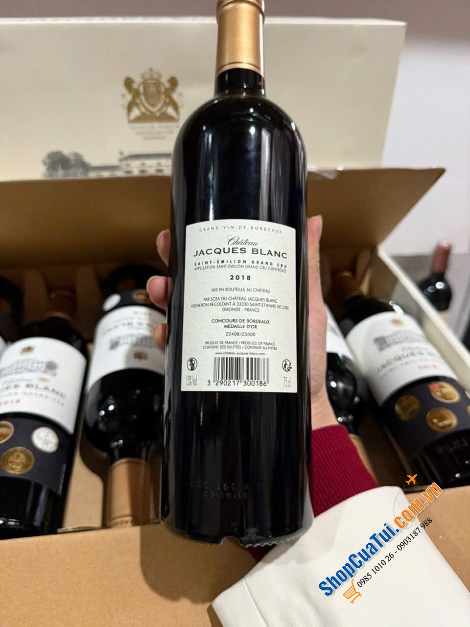 CHÂTEAU JACQUES BLANC – SAINT-ÉMILION GRAND CRU 2018.