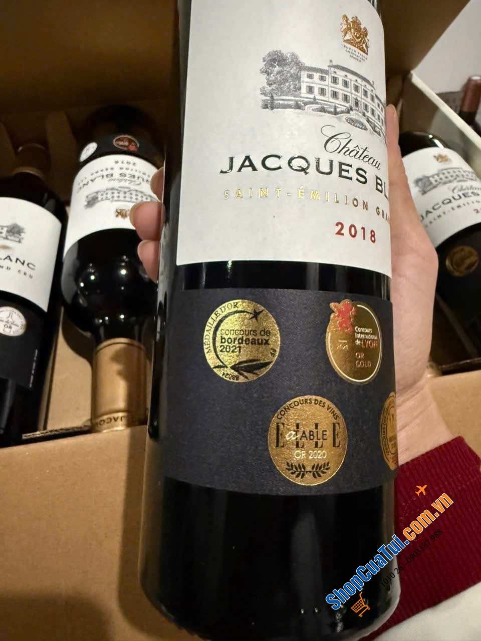 CHÂTEAU JACQUES BLANC – SAINT-ÉMILION GRAND CRU 2018.