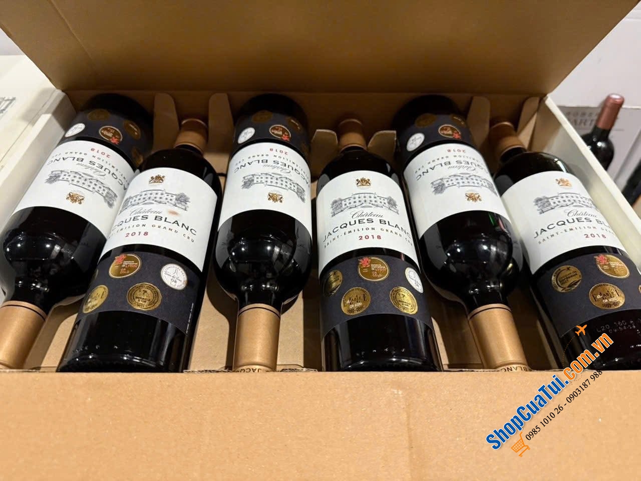 CHÂTEAU JACQUES BLANC – SAINT-ÉMILION GRAND CRU 2018.