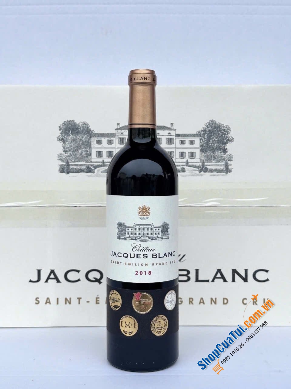 CHÂTEAU JACQUES BLANC – SAINT-ÉMILION GRAND CRU 2018.