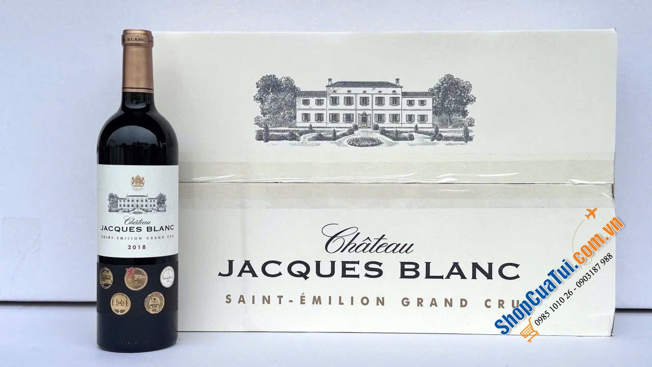 CHÂTEAU JACQUES BLANC – SAINT-ÉMILION GRAND CRU 2018.
