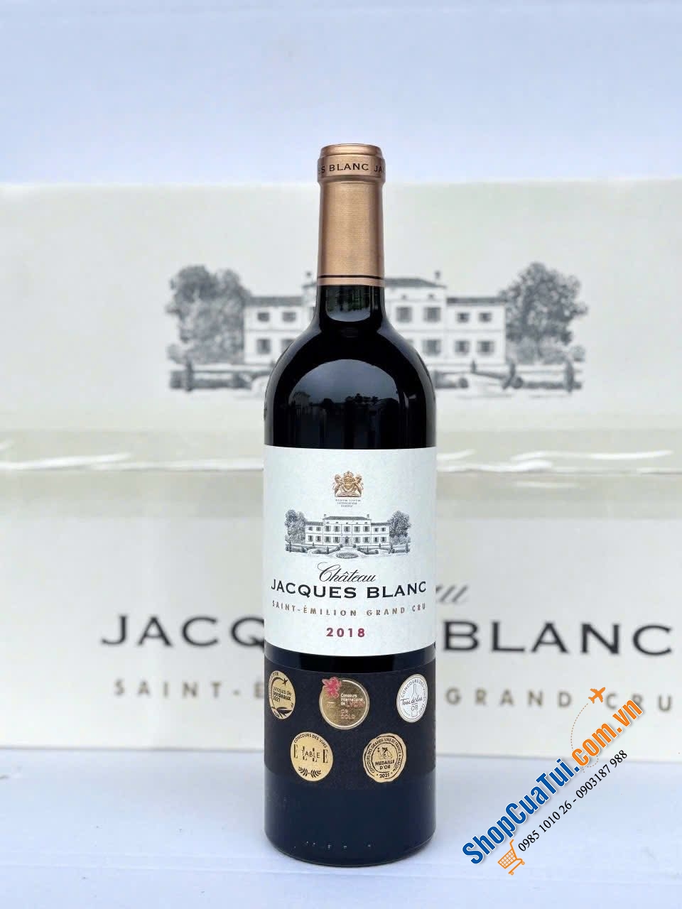 CHÂTEAU JACQUES BLANC – SAINT-ÉMILION GRAND CRU 2018.