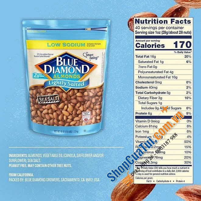 HẠNH NHÂN HUN KHÓI MỸ TÚI 1,1K.