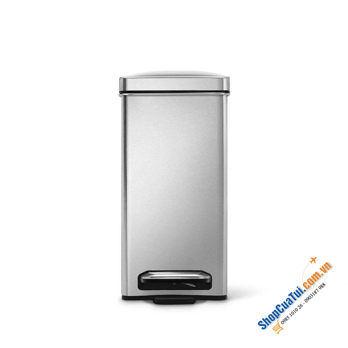 Thùng rác chữ nhật 10l Simplehuman - đẹp nuột nà luôn.