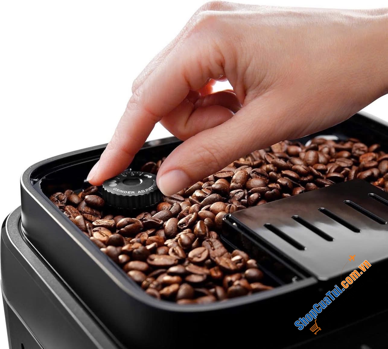 MÁY PHA CÀ PHÊ TỰ ĐỘNG HOÀN TOÀN DE\\\\\\\'LONGHI MAGNIFICA EVO ECAM292.81.SB - MÀU BẠC - Made in Romania.