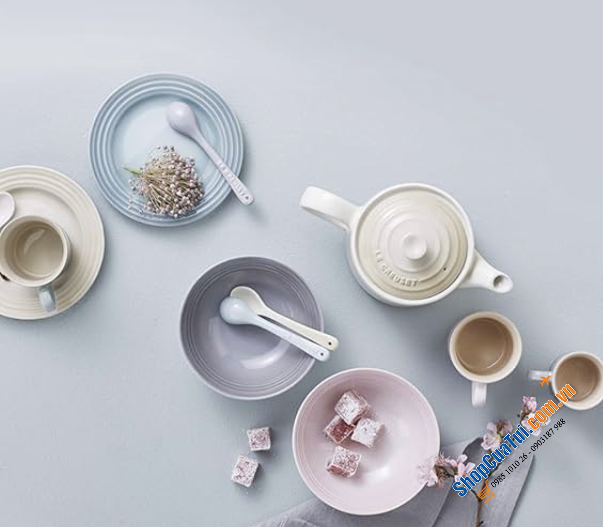 Set 4 bát LE CREUSET 16 CM Caml Collection - bộ sưu tập CAML mới cho mùa hè năm nay