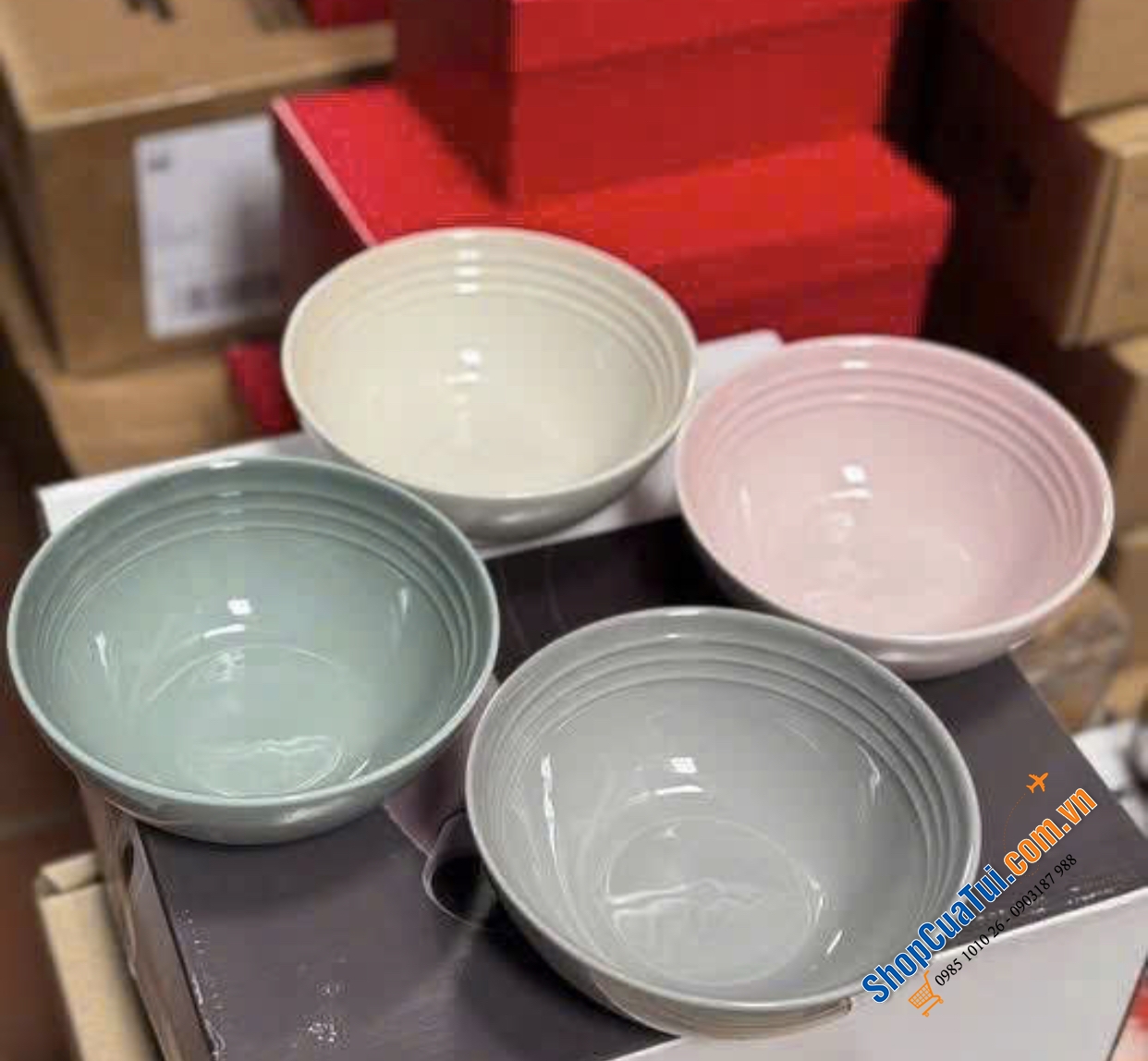 Set 4 bát LE CREUSET 16 CM Caml Collection - bộ sưu tập CAML mới cho mùa hè năm nay