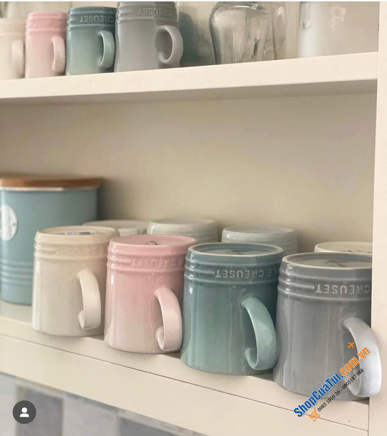 Set 4 cốc LE CREUSET 200ml Caml Collection - bộ sưu tập CAML mới cho mùa hè năm nay