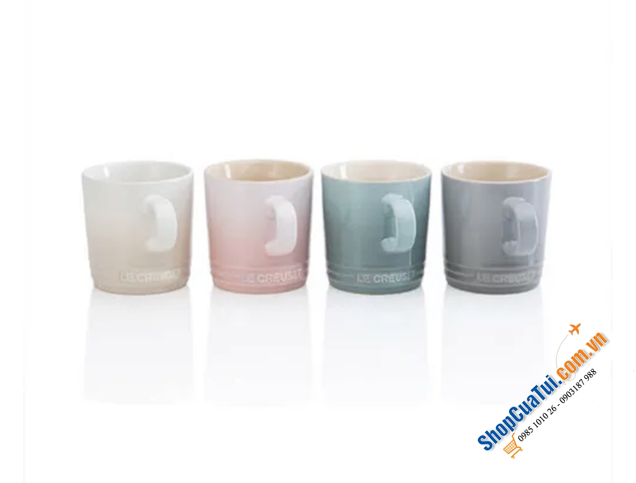 Set 4 cốc LE CREUSET 200ml Caml Collection - bộ sưu tập CAML mới cho mùa hè năm nay