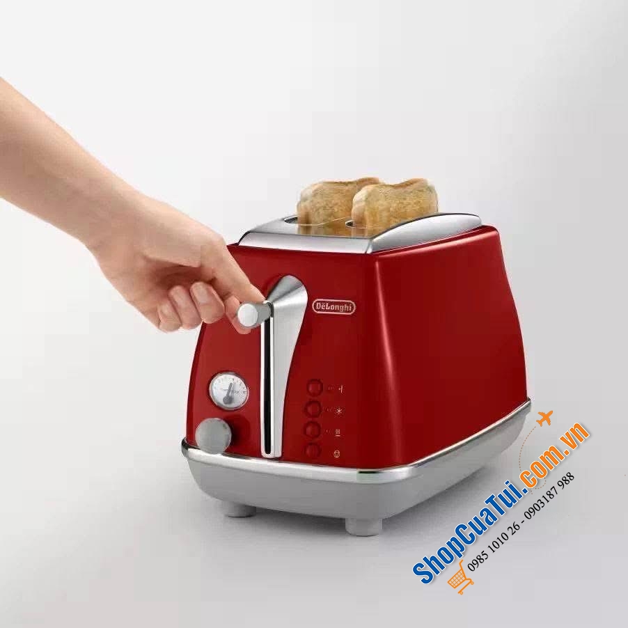 Máy Nướng bánh mỳ 2 lát De\\\'Longhi Icona.