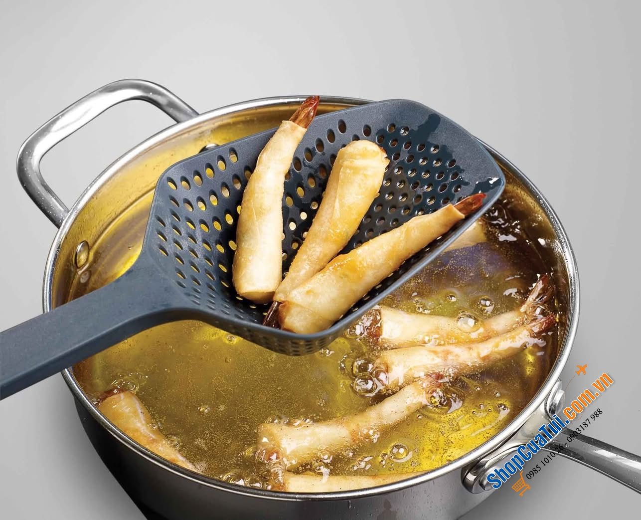 Vá ráo dầu lớn Joseph Joseph Scoop Plus Large (Grey) 10160.