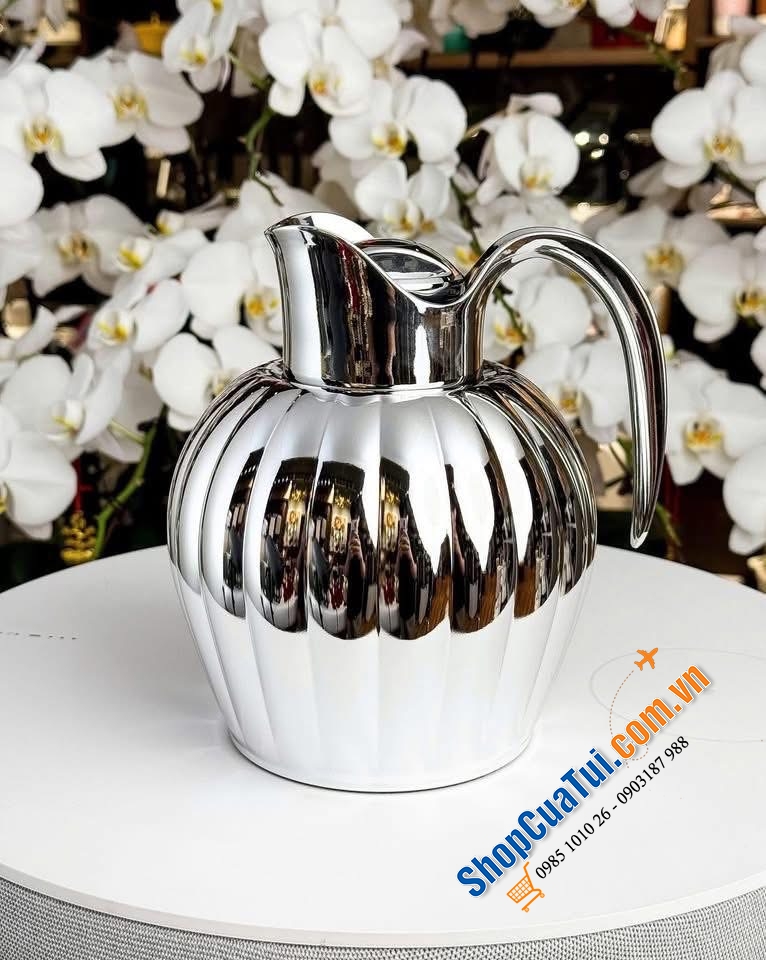 Bình giữ nhiệt Keller@ 1,2 lit (màu bạc, màu kem).