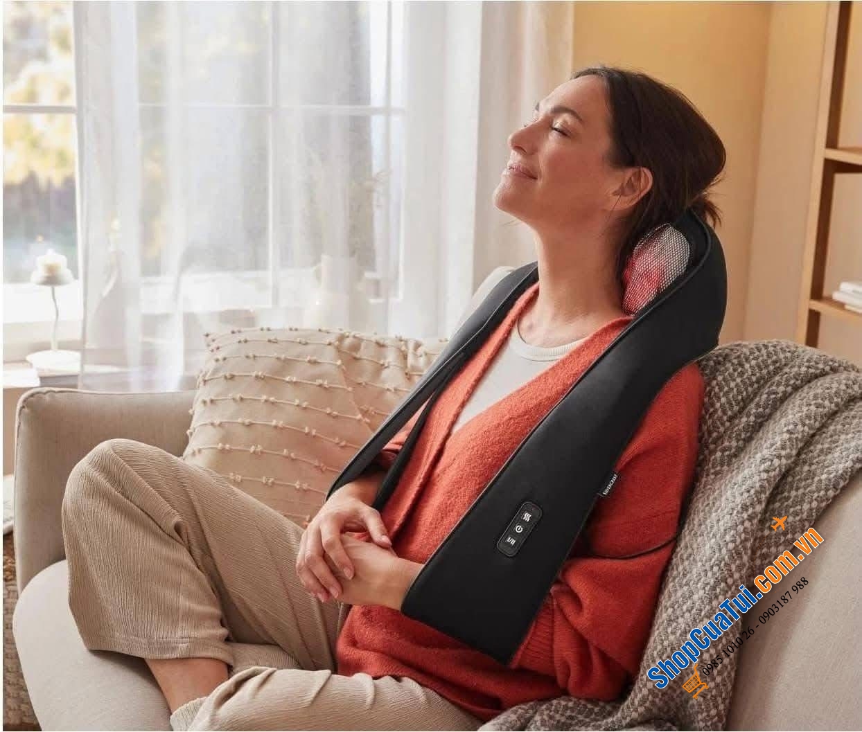 Máy mát xa cổ Shiatsu Silvercrest Personal Care.