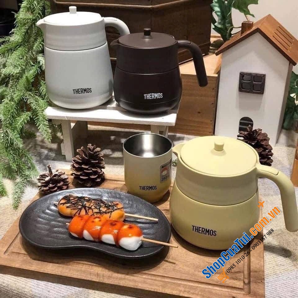 Ấm pha trà giữ nhiệt Thermos có lưới lọc TTE-700.