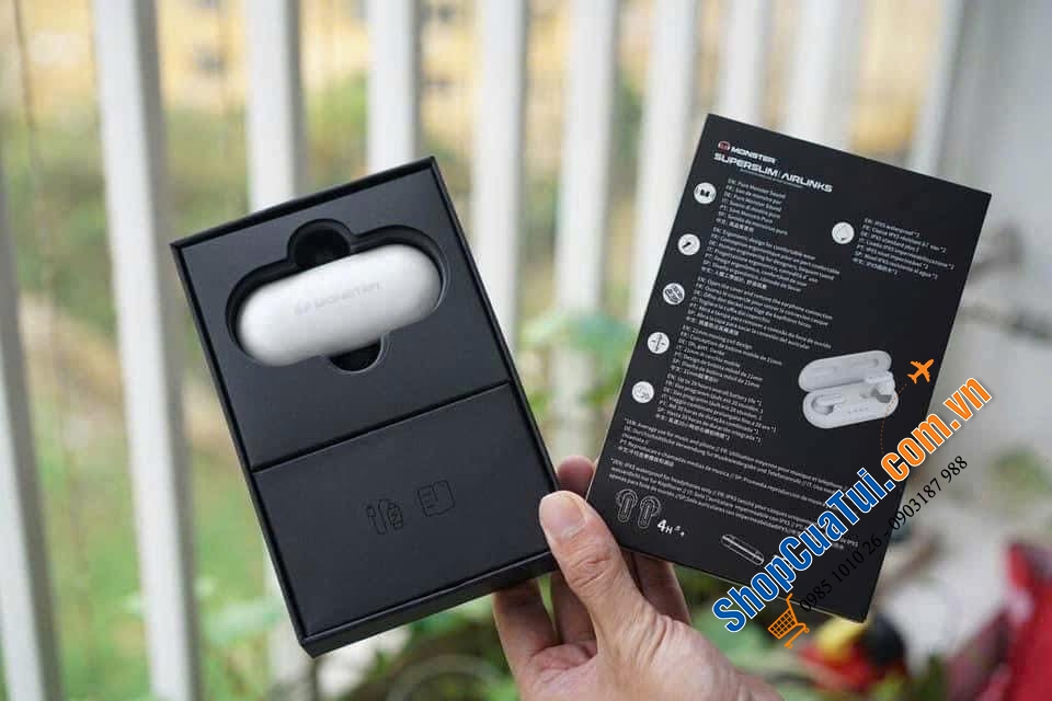 Tai nghe Monster SuperSlim AirLink.