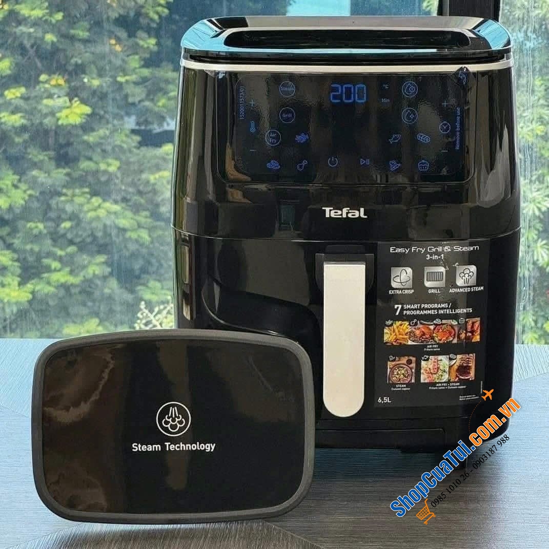 Nồi chiên không dầu kiêm hấp hơi nước Tefal 3in1 Easy Fry Grill &Steam FW201815.