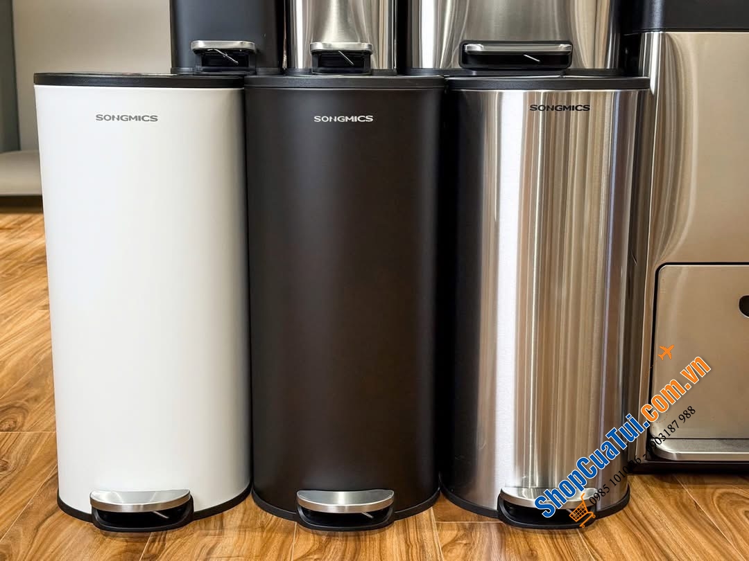 SIÊU PHẨM THÙNG RÁC ĐÔI SONGMICS 50L.