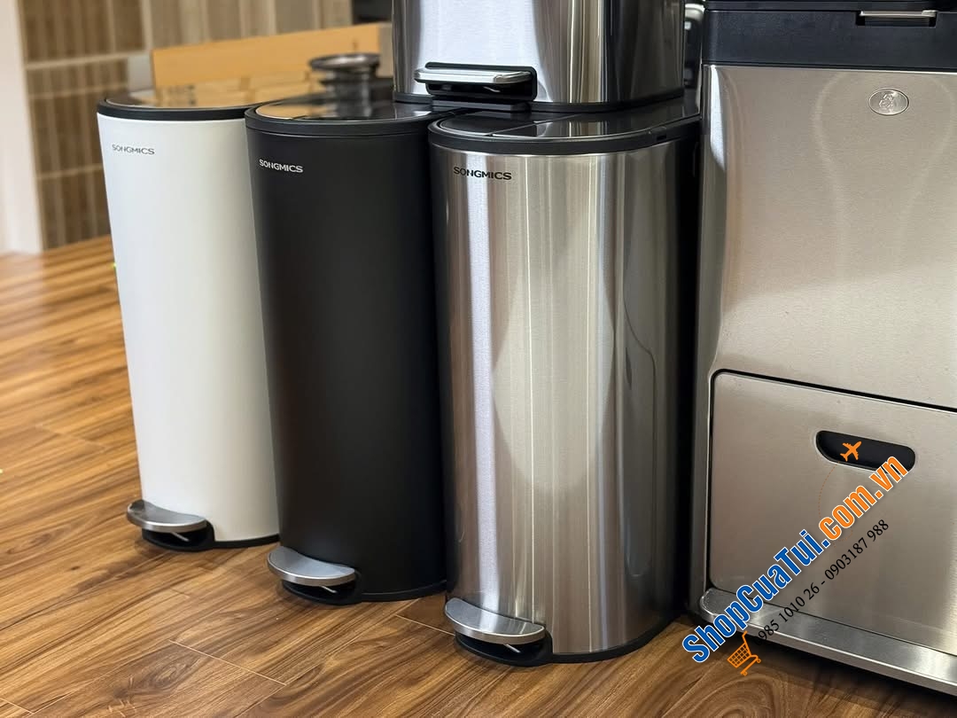 SIÊU PHẨM THÙNG RÁC ĐÔI SONGMICS 50L.