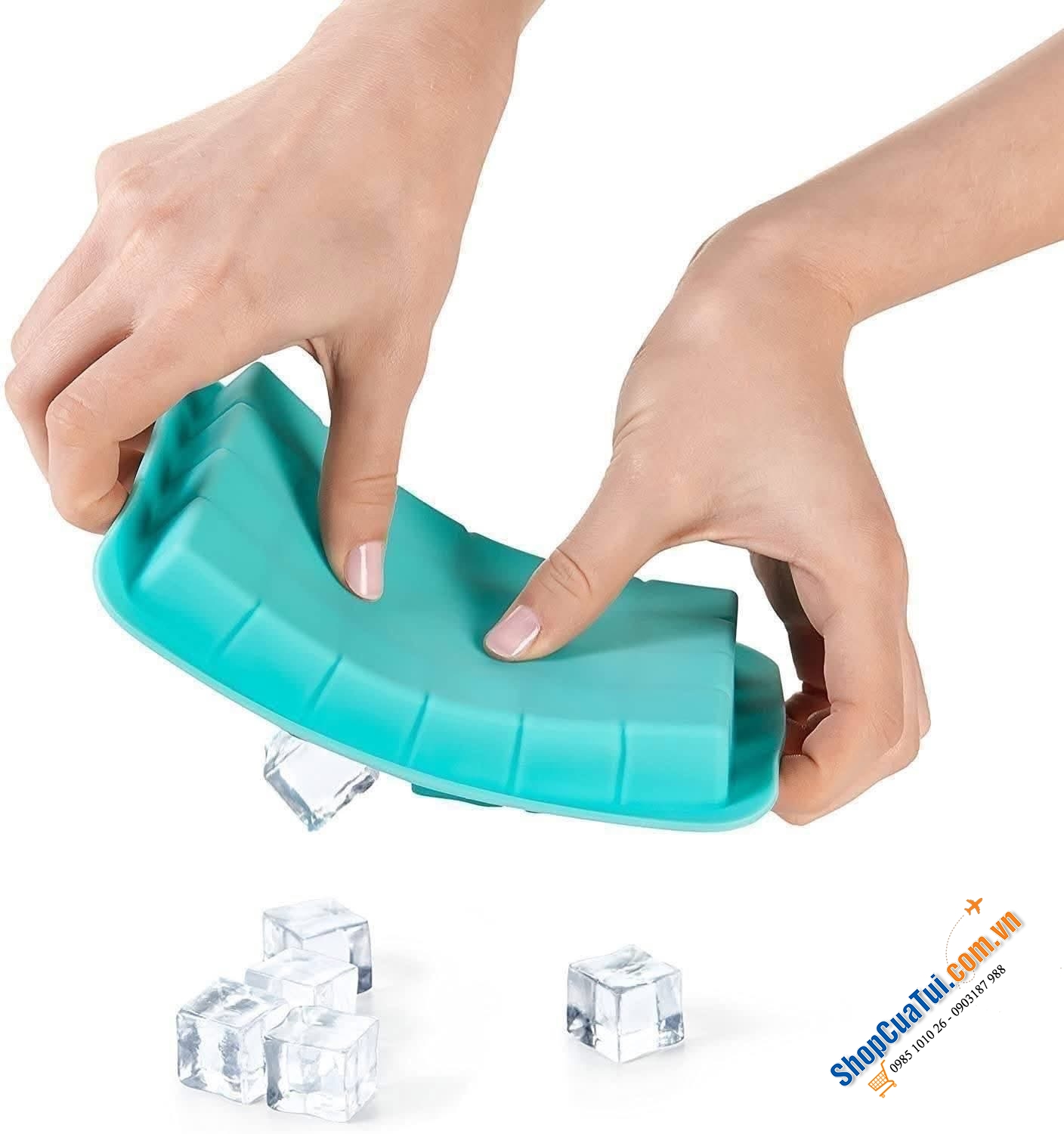 KHAY ĐÁ SILICON OXO.