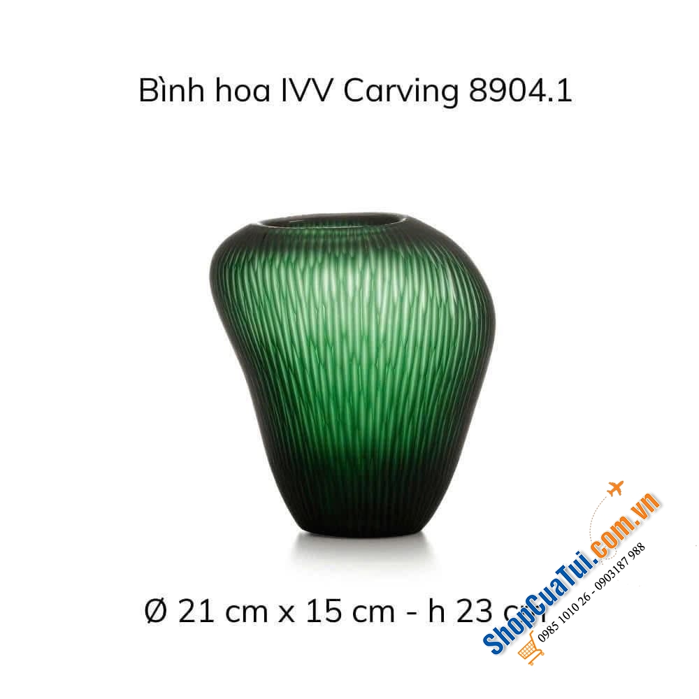 Bình hoa Carving Green Stain của IVV.