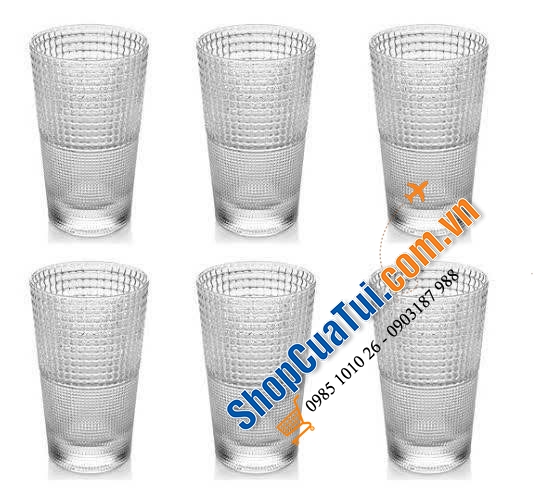 Set 6 cốc IVV Speedy Glassware Cooler 400ml.