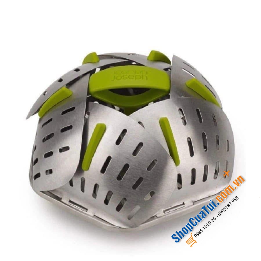 XỬNG HẤP JOSEPH KOSEPH 45033 BLOOM STEEL ZUSAMMENKLAPPBARER DAMPFGAREINSAZT AUS EDELSTAHL - GRUN VE 4 (INOX).