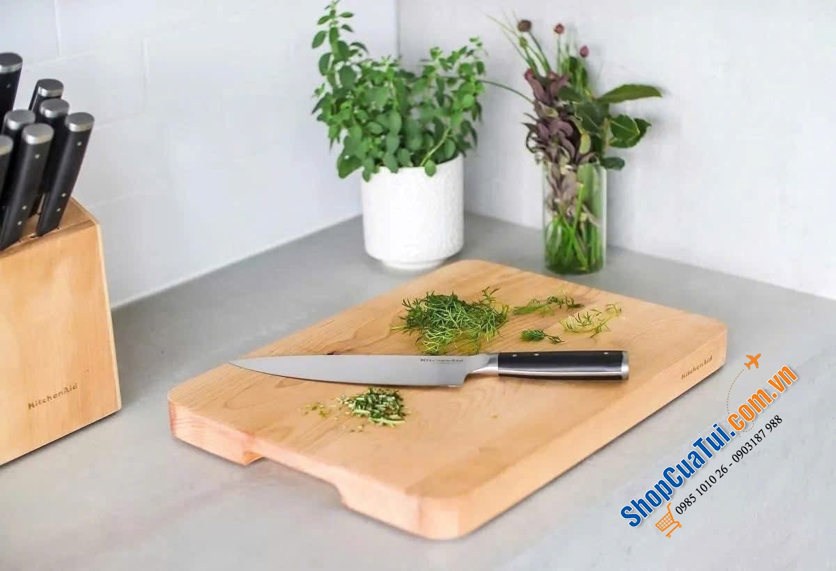 Thớt KitchenAid màu Gỗ Bạch Dương KAGKO709IOSA.
